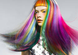 Радуга на волосах: как без вреда выкрасить пряди ребенка в яркие цвета 