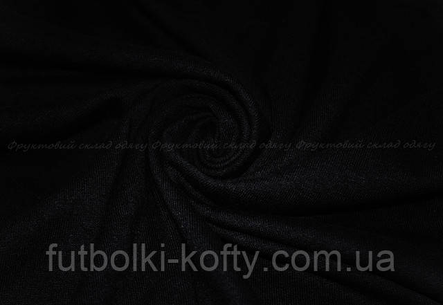 Чёрная мужская плотная футболка