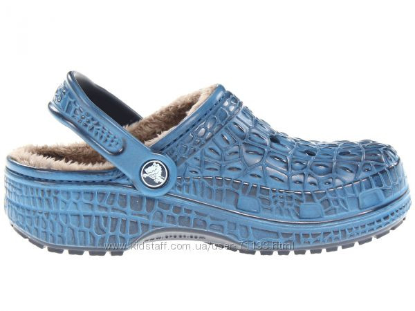 

Детские Крокс Kids Crocskin Classic Lined Clog