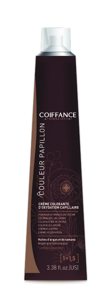 COIFFANCE Papillon Permanent Hair Color Cream Стойкая крем-краска для волос 100 мл 1000