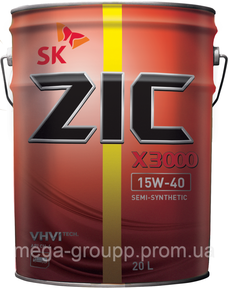 

ZIC X3000 15W-40 (20л)