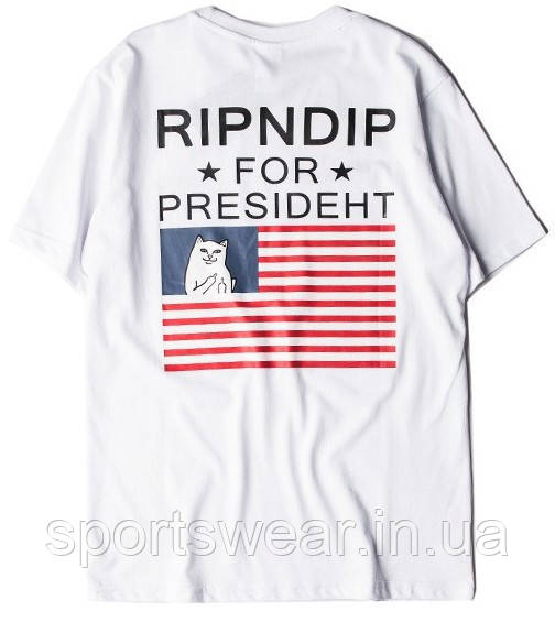 

Футболка мужская RipNDip ror Presideht | Футболка РипНДип "" В стиле RipNDip ""