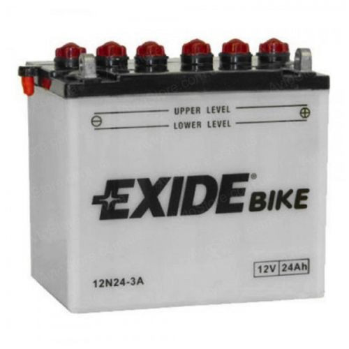 

EXIDE 12N24-3A Мото аккумулятор 24 А/ч, 220 А, 185х125х175 мм