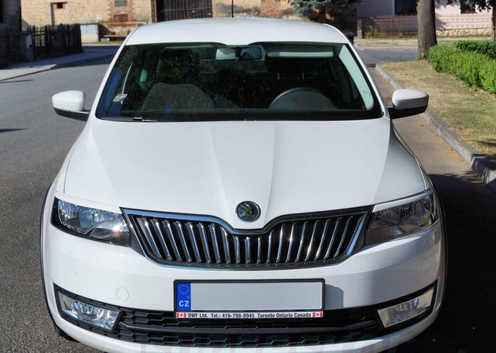 

Спойлер лобового стекла Skoda Rapid 2012-