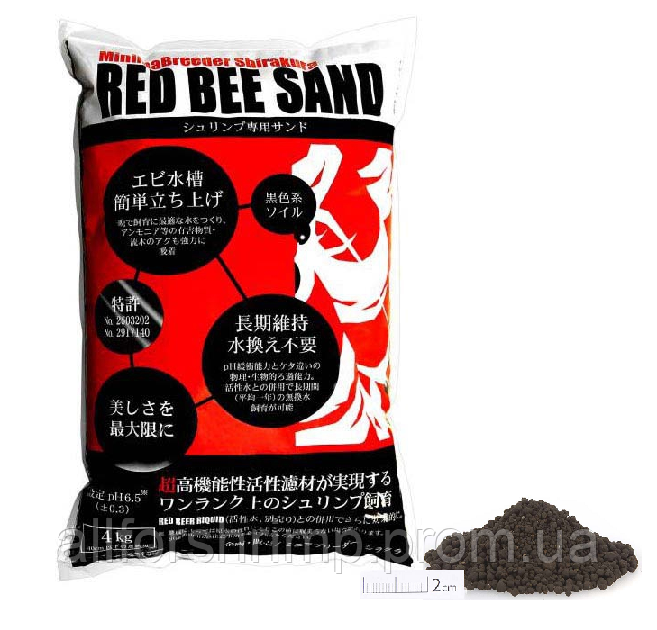 Shirakura Red Bee Sand, специализированный грунт для содержания и развНет в наличии