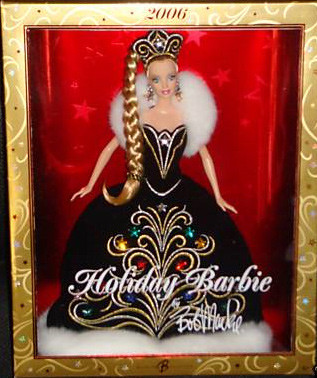 2006 bob mackie holiday barbie
