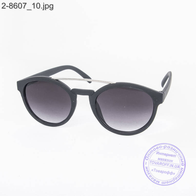Сонцезахисні окуляри унісекс - чорні - 2-8607, фото 2