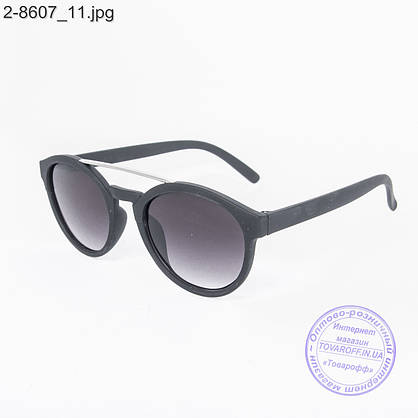 Сонцезахисні окуляри унісекс - чорні - 2-8607, фото 2