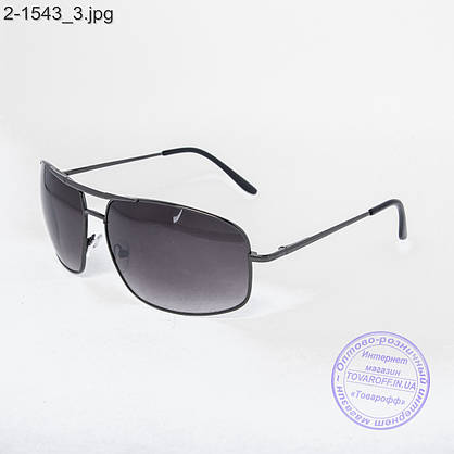 Мужские солнцезащитные очки черные - 2-1543, фото 2
