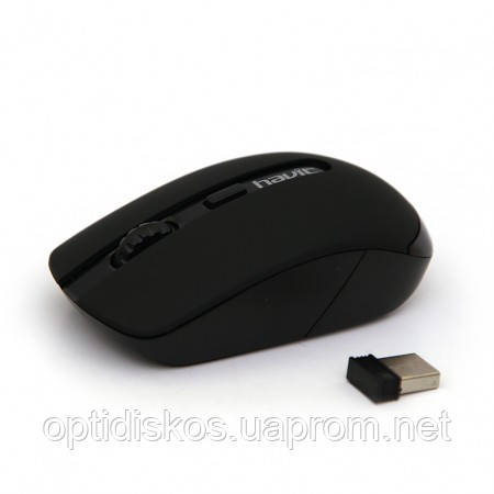 Беспроводная оптическая мышь HAVIT HV-M989GT, Wireless USB, черная