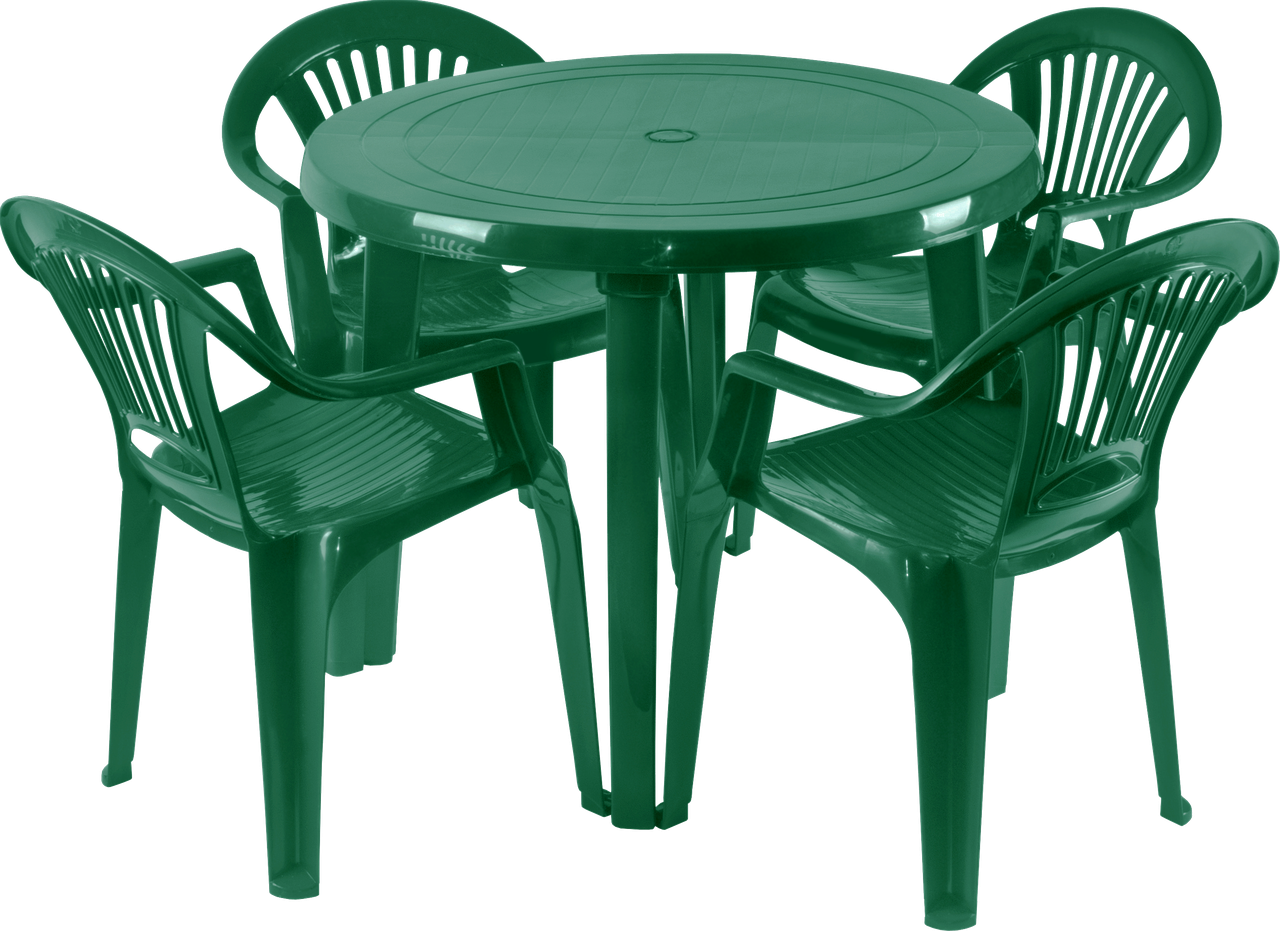Набор пластиковой мебели. Комплект пластиковой мебели (стол Суматра "Sumatra" 1400х800 + 6 кресел "Ибица"). Садовый стул Алеана Луч. Комплект пластиковой мебели (стол Нирвана + 8 кресел Флинт). Стол пластиковый Keter Plast.