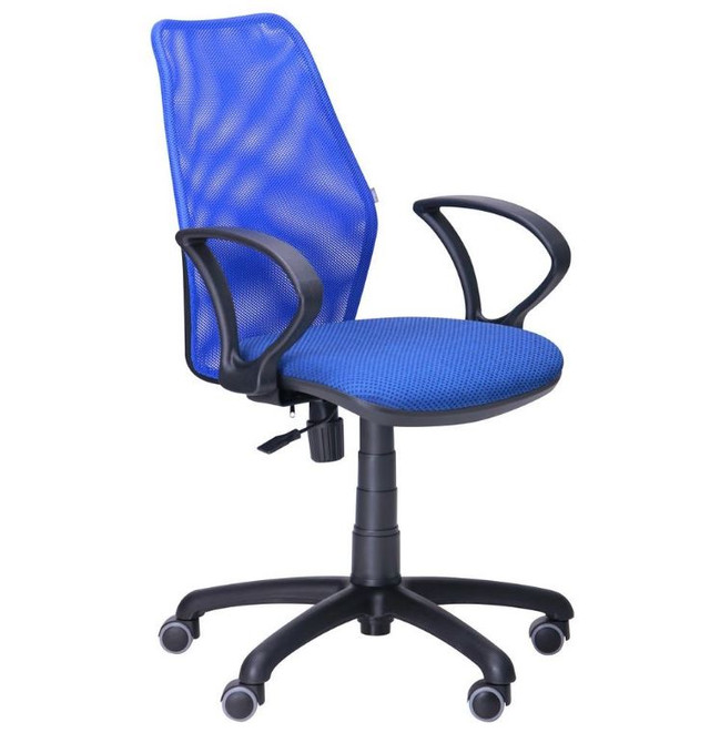 Кресло Oxi/АМФ-4 сиденье Квадро-20/спинка Сетка синяя