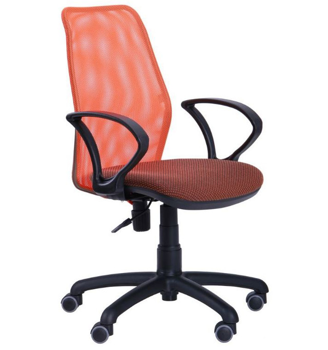 Кресло Oxi/АМФ-4 сиденье Поинт-70/спинка Сетка оранжевая