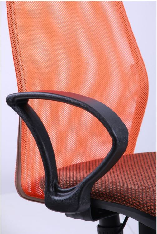 Кресло Oxi, АМФ-4 сиденье Поинт-70, спинка Сетка оранжевая (фото 8)