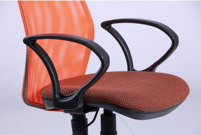 Кресло Oxi, АМФ-4 сиденье Поинт-70, спинка Сетка оранжевая (фото 7)