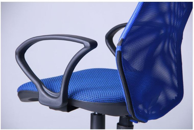 Кресло Oxi/АМФ-4 сиденье Квадро-20/спинка Сетка синяя (фото 8)