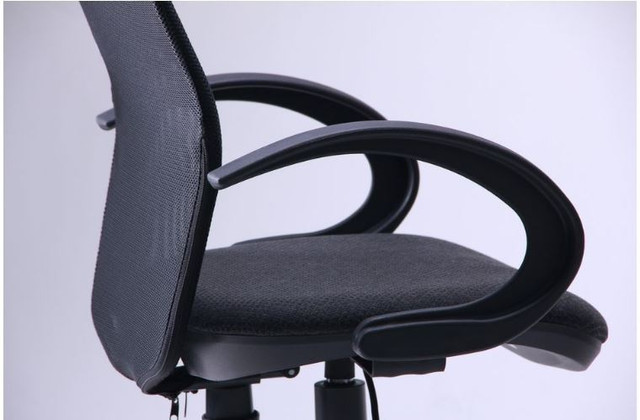 Кресло Oxi/АМФ-5 сиденье Квадро-02/спинка Сетка черная (фото 7)