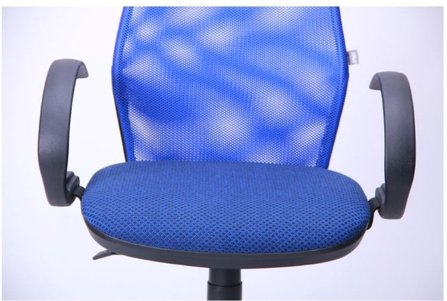 Кресло Oxi/АМФ-5 сиденье Квадро-20/спинка Сетка синяя (фото 9)