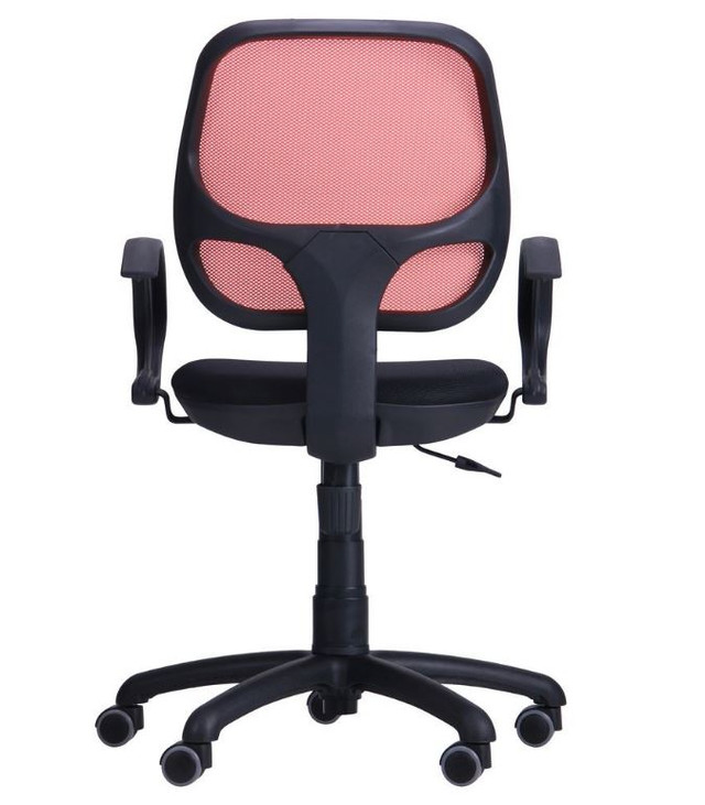 Кресло Байт/АМФ-5 сиденье Сетка черная/спинка Сетка оранжевая (фото 5)