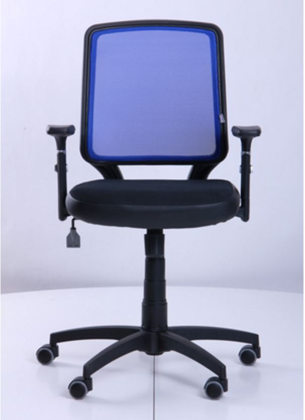 Кресло Онлайн сиденье Сетка черная/спинка Сетка синяя (фото 2)