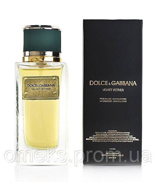 

Парфюмированная вода унисекс Velvet Vetiver Dolce&Gabbana (элегантный, благородный аромат) AAT