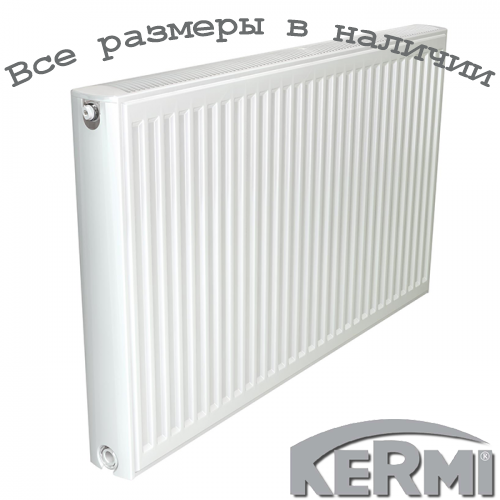 

Стальной радиатор KERMI FKO т22 400x600 боковое подключение, Белый