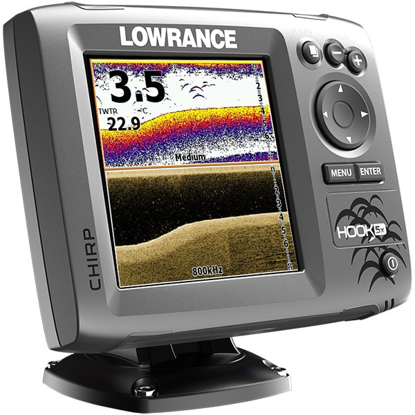 

Эхолот с большим цветным экраном Lowrance HOOK-5X