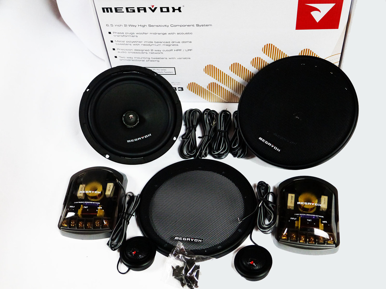 Megavox MJW-SP683 компонентные динамики 16 см 380 ВтНет в наличии