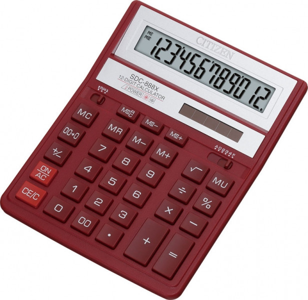 Калькулятор SDC-888 XRD красный