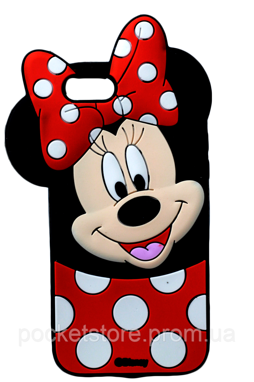Чохол силіконовий 3D Cartoon Classic для iPhone SE2 / 8 / 7 Minnie Mouse