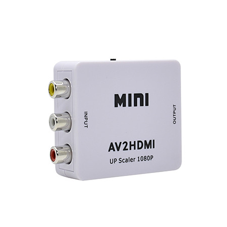 

AV в HDMI адаптер KENVS AV2HDMI, конвертор AV (RCA) сигнала в HDMI для подключения CCTV аппаратуры к HDMI TV