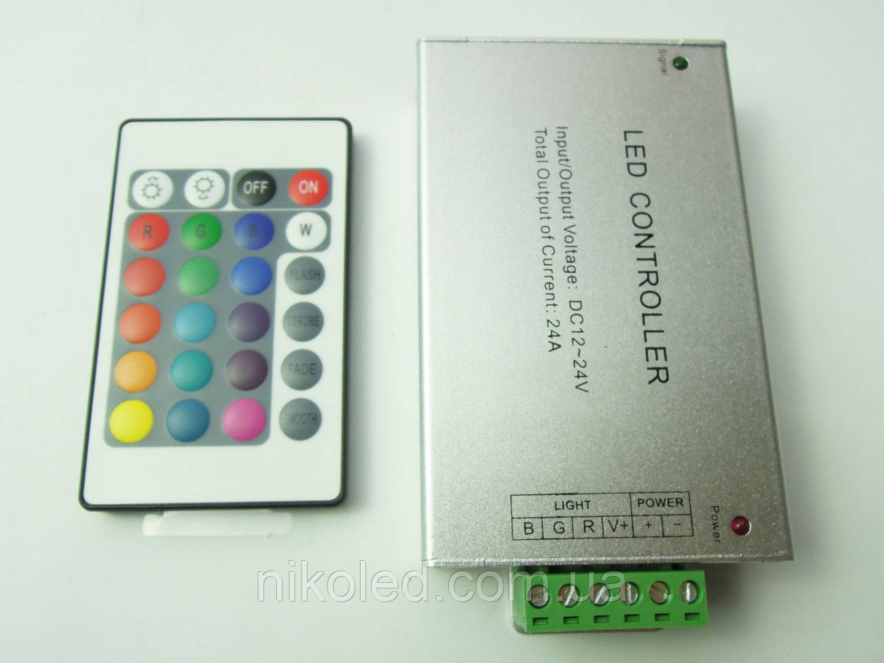 

Контроллер RGB 24A RF 20кН