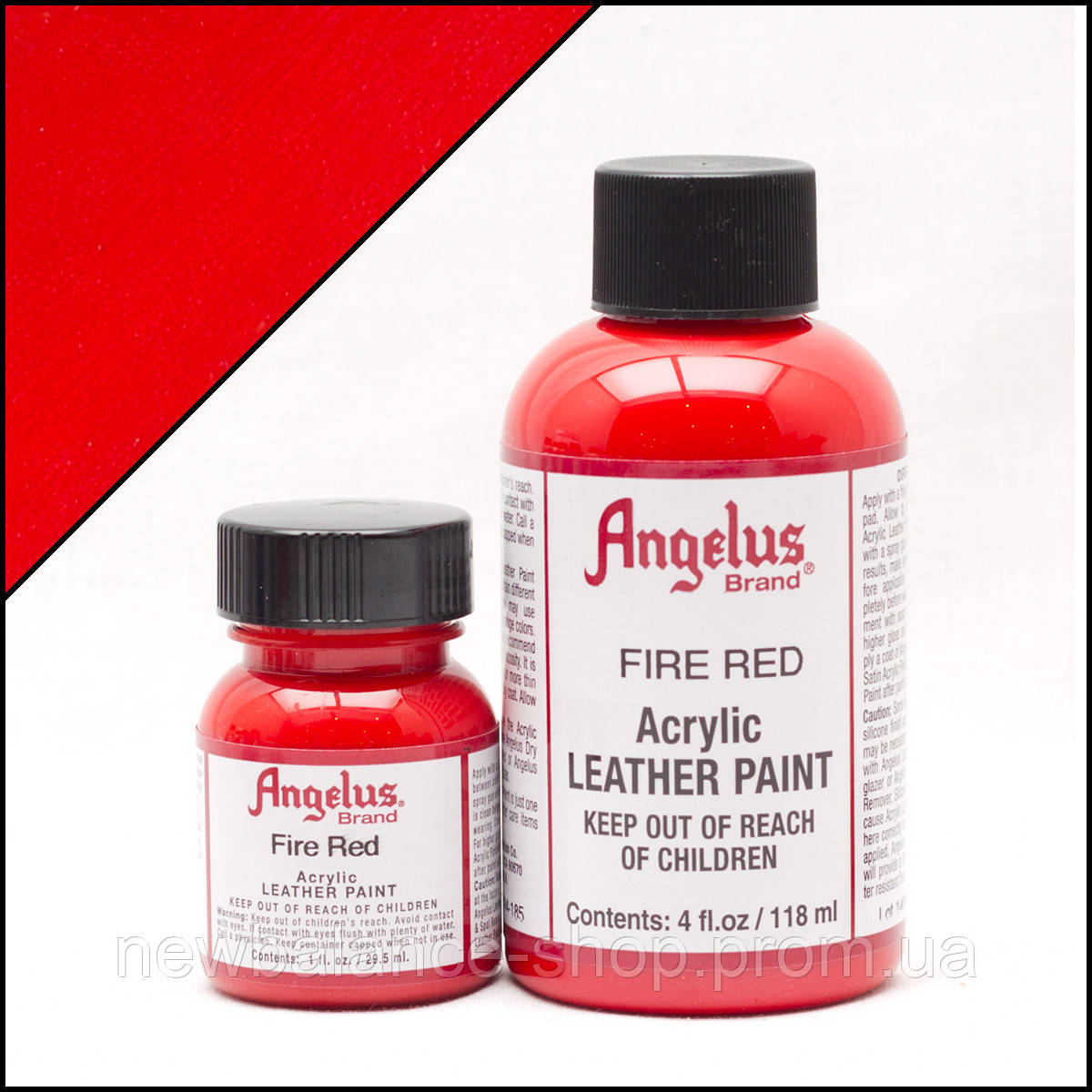 

Краска для кожи Angelus Fire red (ярко красный) 100 мл.