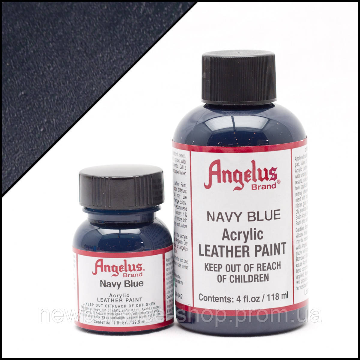 

Краска для кожи Angelus navy blue (темно-синий) 30 мл.