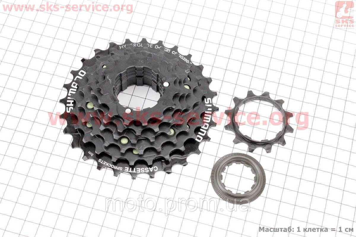 

Кассета 7звезд 28,24,21,18,16,14,12Т CS-HG200 Shimano