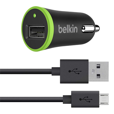 Belkin универсальный USB автомобильный адаптер 2.1A + шнур USB SamsungНет в наличии