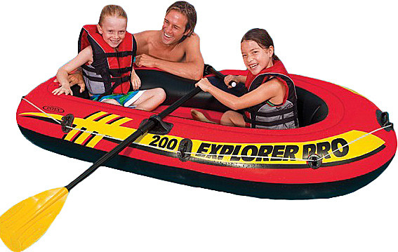Детская надувная лодка Explorer 200 Pro Intex 58356Нет в наличии