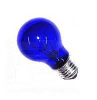 Синя лампочка на 60Вт для рефлектора Мініна., фото 2