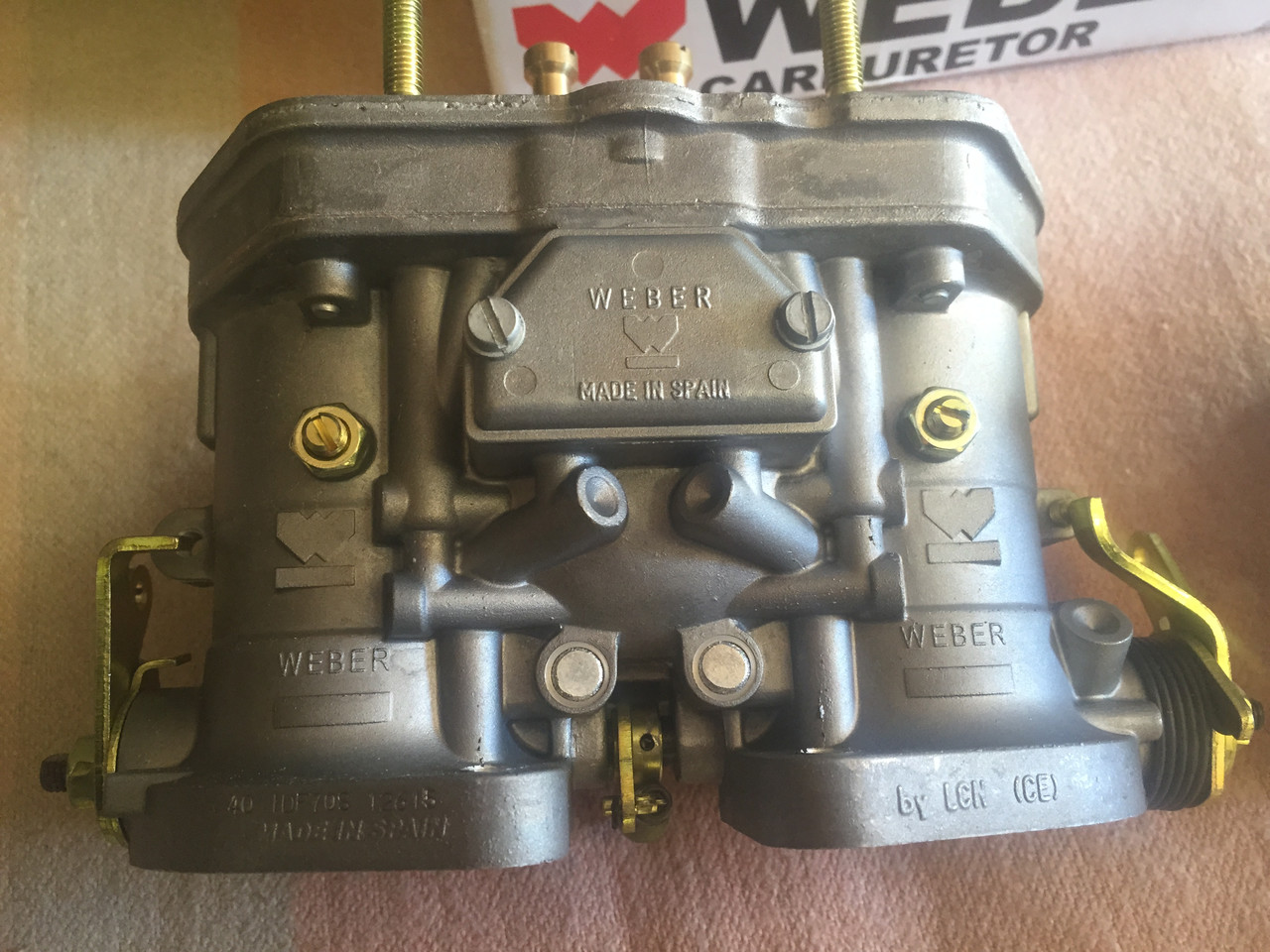 Карбюратор weber 2v tld