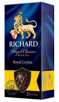 Чай Richard Royal Ceylon / Річард Цейлон, чорний, пакетований, 25*2, фото 2