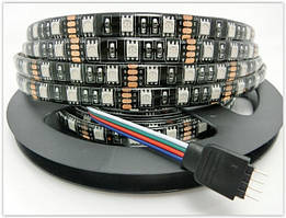 Світлодіодні LED стрічки на чорній основі IP65 вологозахищені