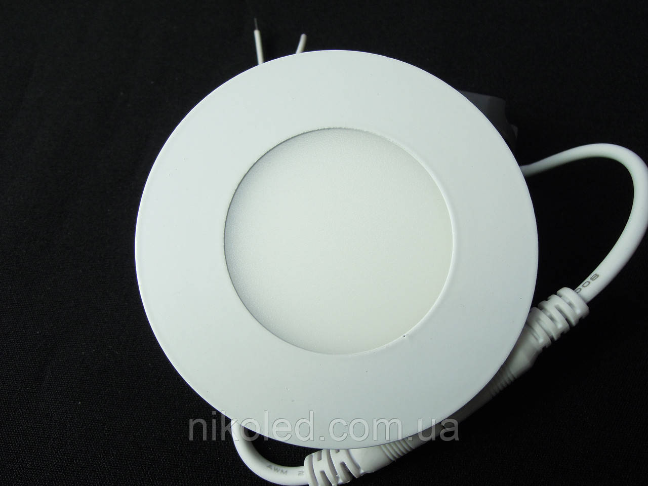 Светильник точечный Slim LED 3W круг  3, Теплый белый