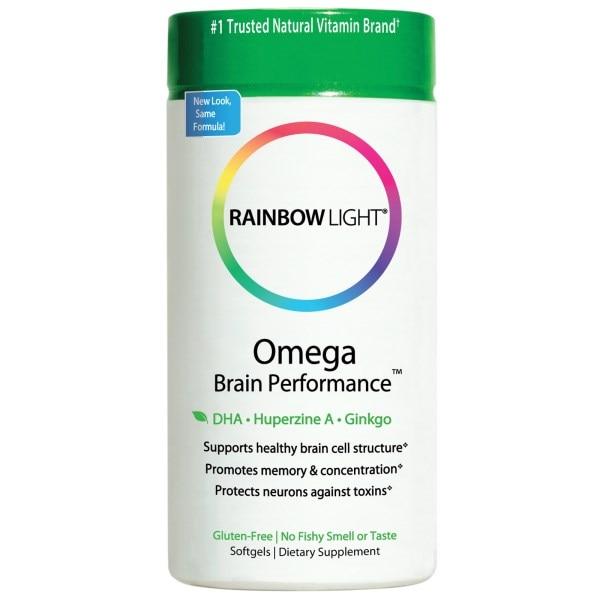 

Rainbow Light, Омега для работы мозга, 60 мягких капсул