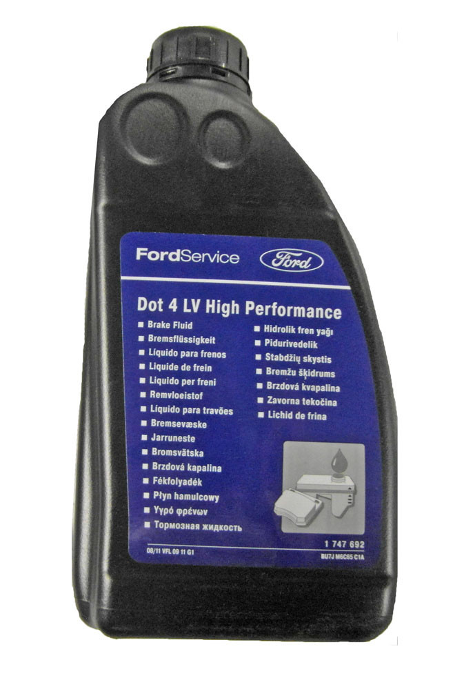 Тормозная жидкость Ford DOT4 LV High Perfomance (1л) WSS-M6C65-A2Нет в наличии