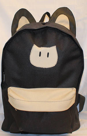 Рюкзак шкільний ранець для підлітка Wallaby Кішка 17-553318-1, фото 2