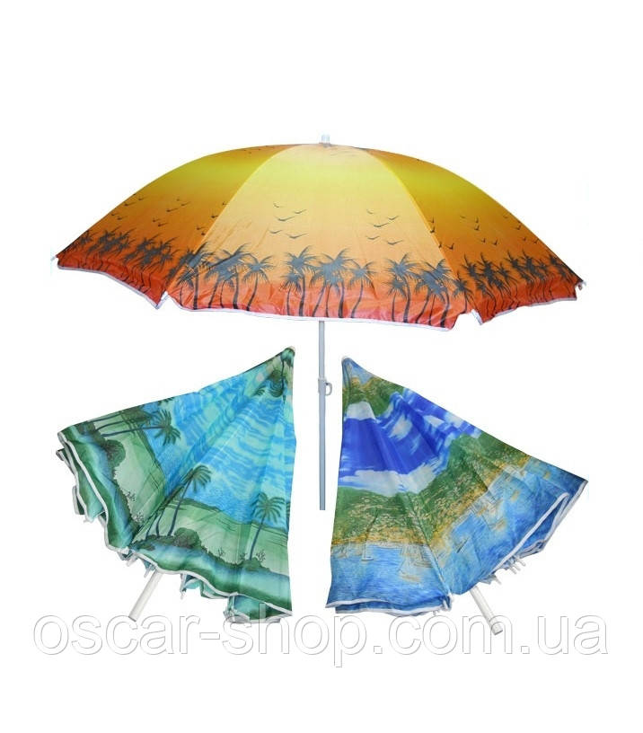 пляжный зонт с наклоном Anti Uv 200см продажа цена в киеве садовые и пляжные зонты от интернет магазин оскар 531241831