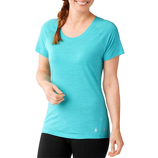 

Футболка Smartwool Women Merino 150 Baselayer Pattern Short Sleeve, Голубой