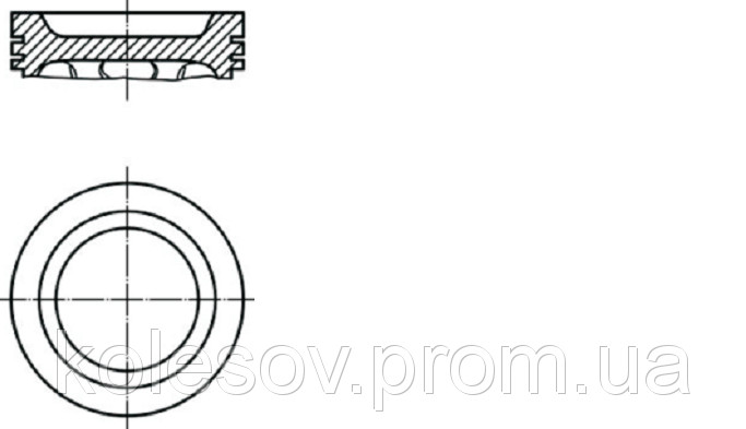 

Поршни AUDI 80 (100, 200) 2.1л, д.80мм.