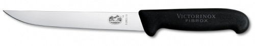 

Кухонный разделочный нож Victorinox с широким лезвием 5.2803.18 черный 18 см.