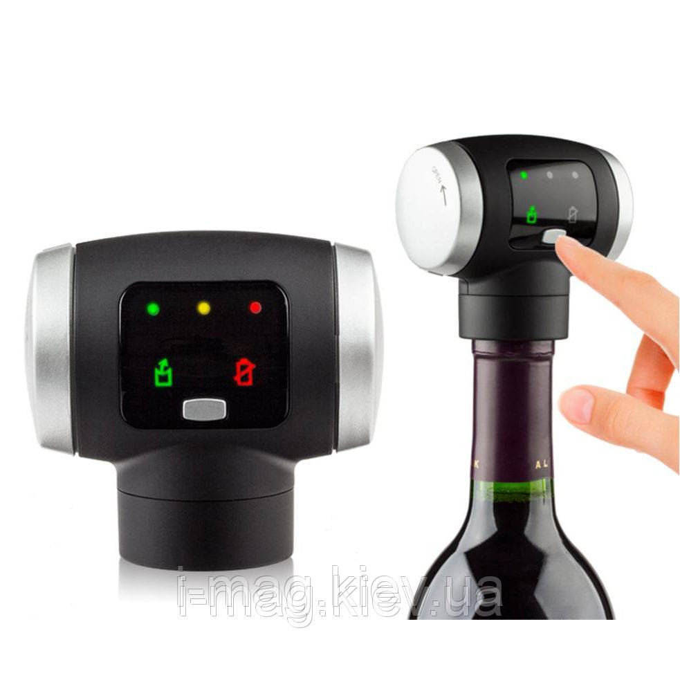 Вакуумная пробка для вина - Оригинальный подарок - электронный вакуум .